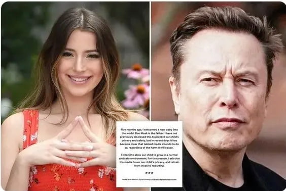 马斯克的13阿哥曝光，生母是百万粉丝网红阿什利·克莱尔